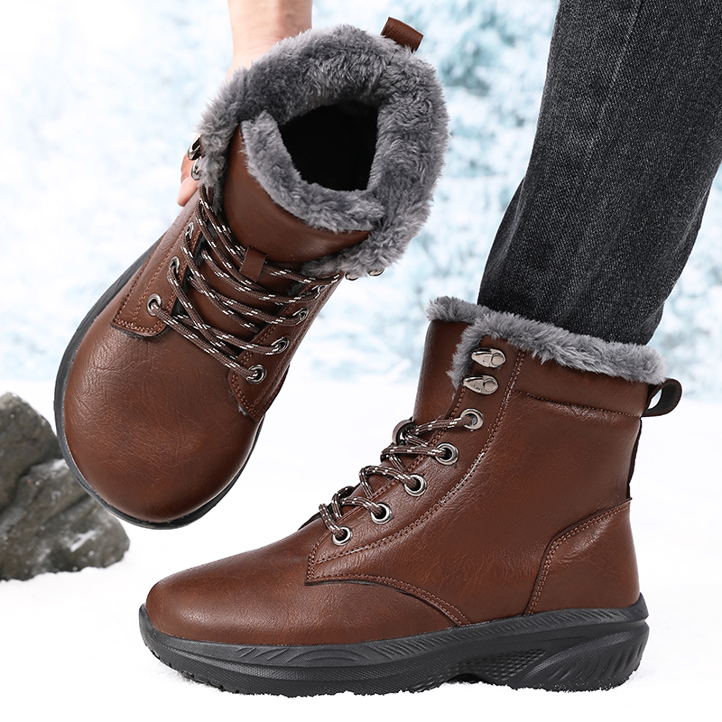 Men Winter Snow Boots for Wate - Crossfit Outdoor 评论和价格