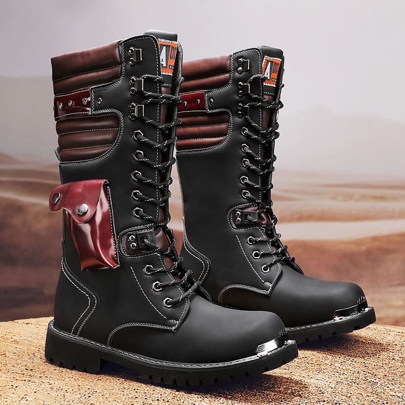 Men's high top motorcycle boot - Crossfit Outdoor 评论和价格