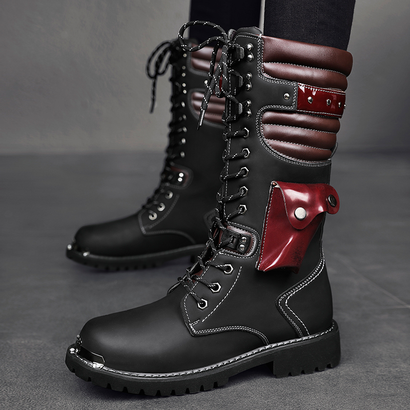 Men's high top motorcycle boot - Crossfit Outdoor 评论和价格