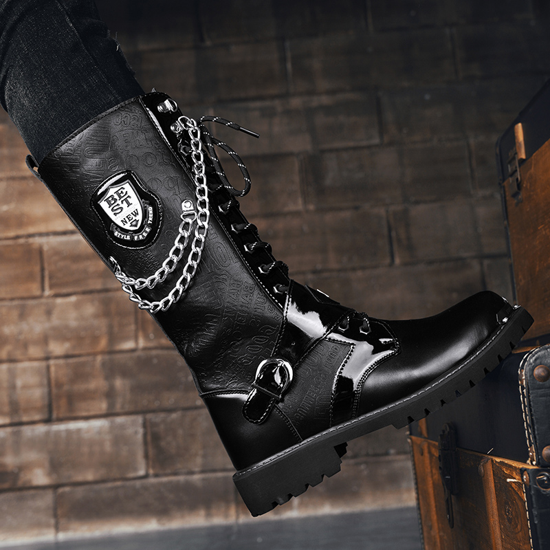 Men's high top motorcycle boot - Crossfit Outdoor 评论和价格