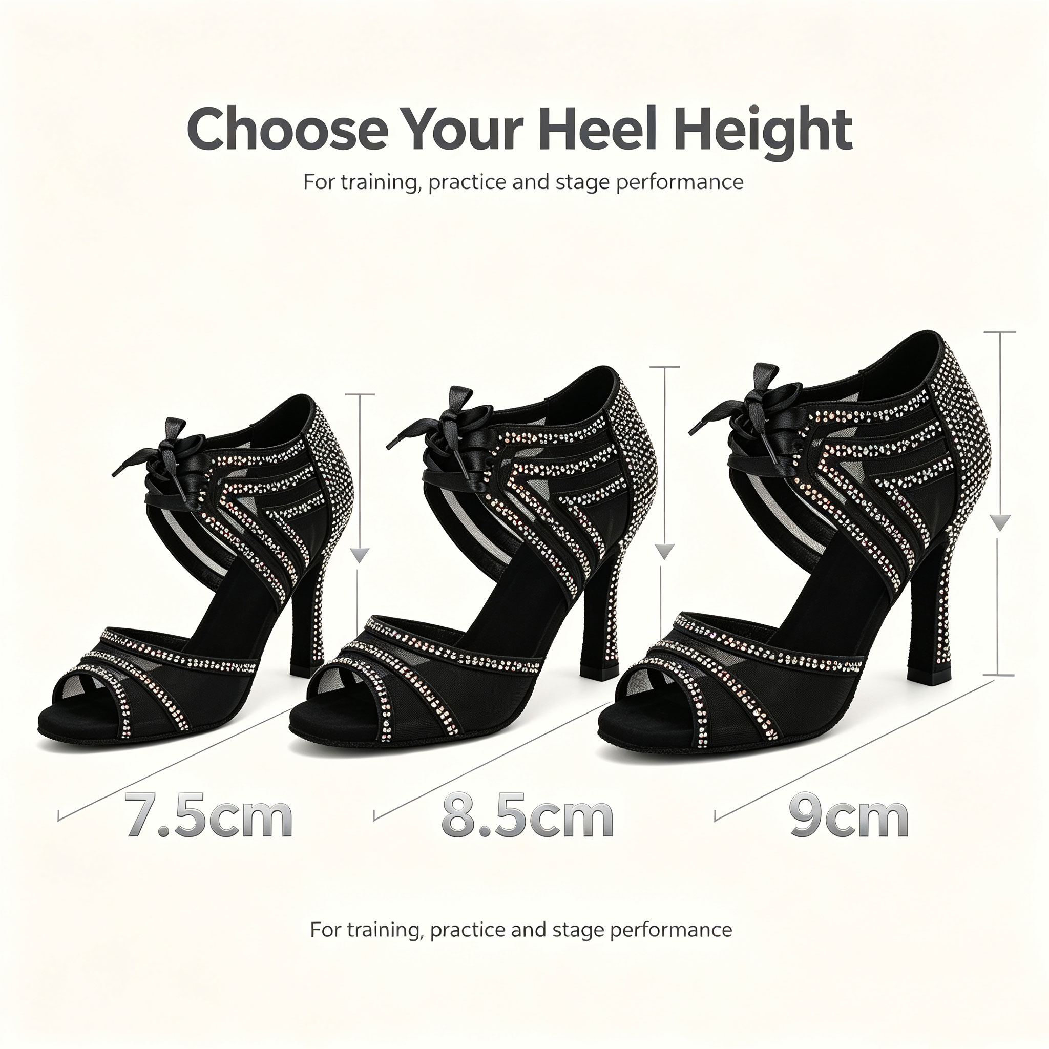 Ladies Latin Salsa Dance Shoes - Crossfit Ladies 评论和价格