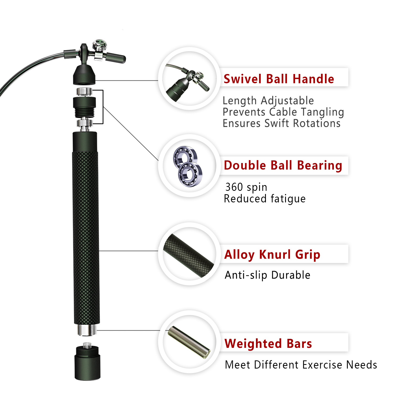 Crossfit Weighted jump rope gy - Crossfit No Equipment Workouts 评论和价格