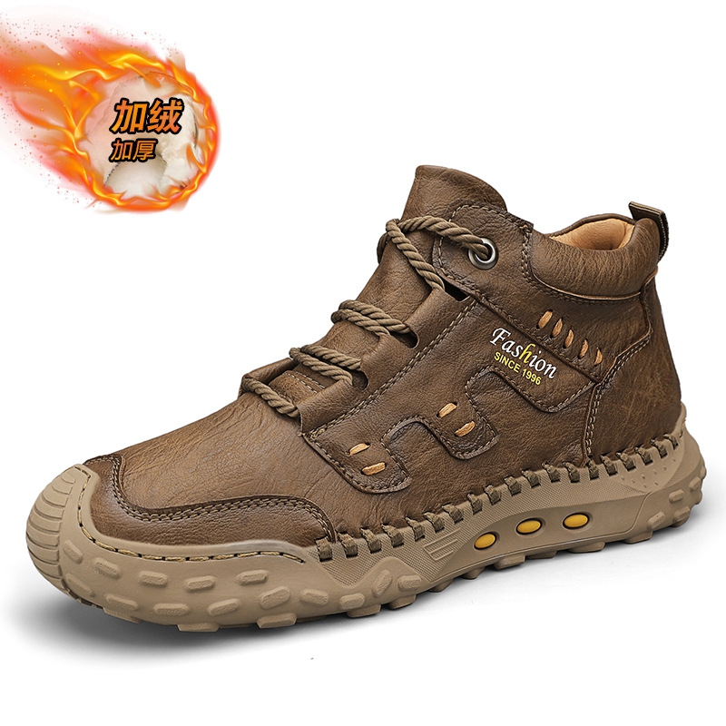 Microfiber Leather Men Boots O - Crossfit Outdoor 评论和价格