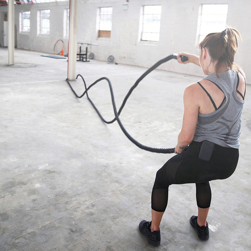 9M/12M/15M Fitness Battle Rope - Crossfit No Equipment Workouts 评论和价格