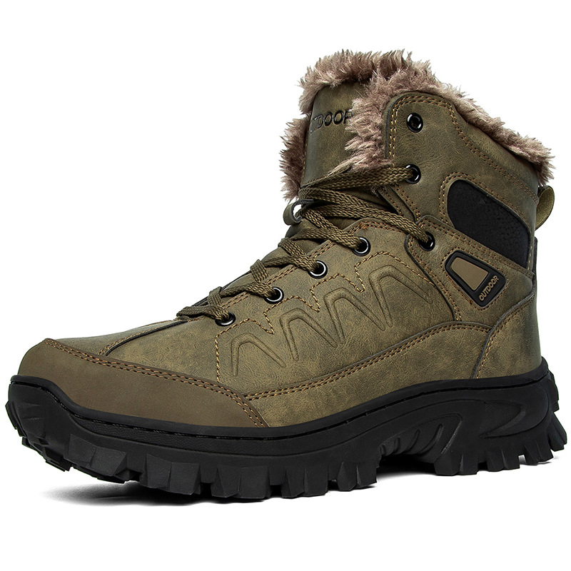New Men's Winter Boots Thick P - Crossfit Outdoor 评论和价格
