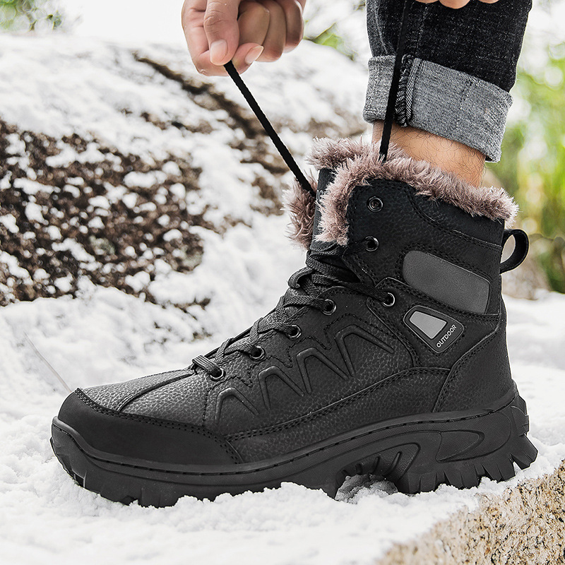 New Men's Winter Boots Thick P - Crossfit Outdoor 评论和价格
