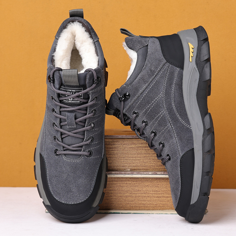Men Winter Leather Shoes Warm  - Crossfit Outdoor 评论和价格