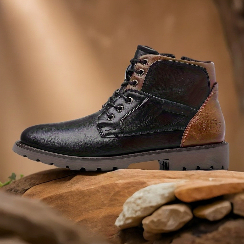 2026 Leather Men Ankle Boots P - Crossfit Outdoor 评论和价格